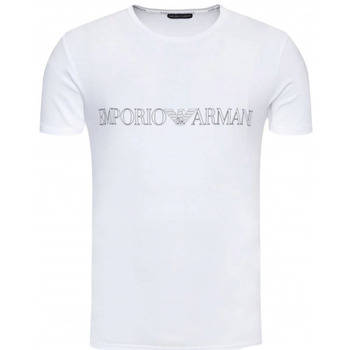 Vêtements Homme Débardeurs / T-shirts sans manche Sweatshirt A Capuche Basique Tee shirt homme Emporio Armani blanc  111035 3R516 - S Blanc