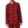 Vêtements Homme Pyjamas / Chemises de nuit Calvin Klein Jeans Ensemble pyjama en pure flanelle Rouge