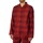 Vêtements Homme Pyjamas / Chemises de nuit Calvin Klein Jeans Ensemble pyjama en pure flanelle Rouge
