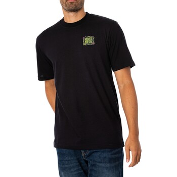 Vêtements Homme T-shirts manches courtes Hikerdelic Kool électrique dos T-shirt graphique Noir