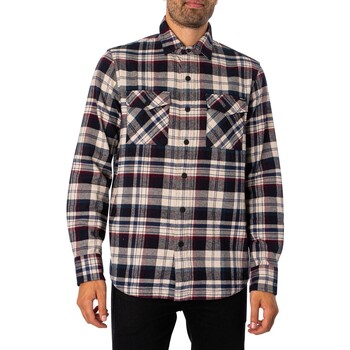 Vêtements Homme Chemises manches longues Replay Chemise à carreaux avec poche poitrine Multicolore