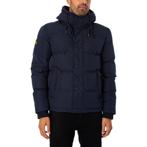 Superdry Doudoune courte à capuche Everest Bleu - Vêtements Vestes de  survêtement Homme 137,95 €