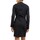 Vêtements Femme Musse & Cloud Robe fourreau en point de Milan avec ouvertures et boutons Noir