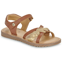 Chaussures Fille Ballerines / Babies Kickers BETTYS Camel / Doré