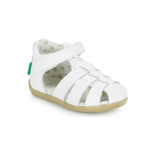Chaussures Enfant Serviettes de plage Kickers BIGFLO-C Blanc