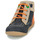 Chaussures Enfant Baskets montantes Kickers BONZIP-2 Marine / Beige / Orange
