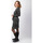 Vêtements Femme Robes Coton Du Monde Robe courte droite manches longues LOINA imprimé ethnique chic Noir