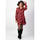 Vêtements Femme Robes Coton Du Monde Robe courte hiver manches longues RIANA coupe portefeuille Bordeaux