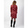 Vêtements Femme Robes Coton Du Monde Robe courte hiver manches longues RIANA coupe portefeuille Bordeaux