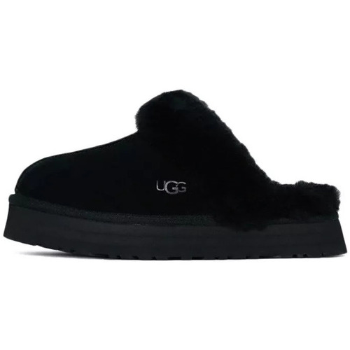 UGG Chausson mules W DISQUETTE Noir - Chaussures Chaussons Femme 102,60 €