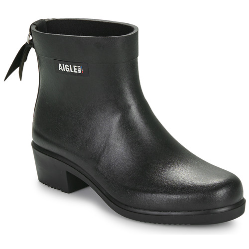 Chaussures Femme Bottes de pluie Aigle MYRICA BOTTIL Noir