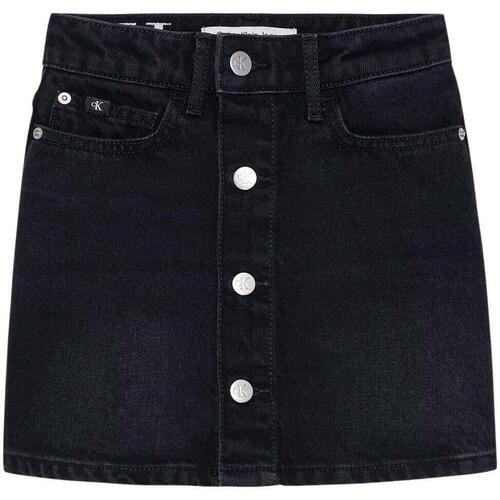 Vêtements Fille Shorts / Bermudas Calvin Klein High JEANS  Noir