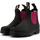 Chaussures Femme Multisport Blundstone Stivaletto Polacco Donna Black Fuxia 2208 Noir