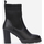Chaussures Femme Bottines La Modeuse 68731_P160378 Noir