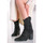 Chaussures Femme Bottines Vera Collection Bottes Santiags mi-mollet Style Western, Noir Noir