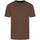 Vêtements Homme T-shirts manches courtes Redskins T-shirt coton col rond Marron