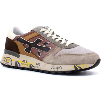 Chaussures Homme Multisport Premiata Sneaker Uomo Grey Brown MICK-6414 Gris
