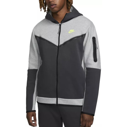 Nike TECH FLEECE FULL ZIP Gris - Vêtements Vestes de survêtement Homme  108,00 €