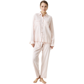 Vêtements Femme Pyjamas / Chemises de nuit J And J Brothers JJBDP1500 Rose