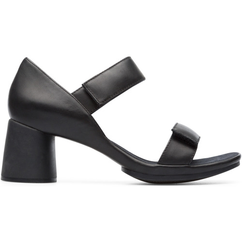 Chaussures Femme Gagnez 10 euros Camper Sandales élastiques à talons cuir Upright Sandal Noir
