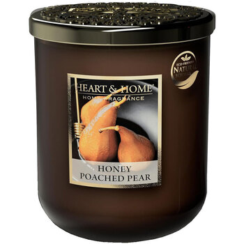 Coffret Cadeau Heart And Home Bougies / diffuseurs Kontiki Grande Bougie à la cire de soja Poire pochée au miel Orange