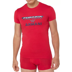 Vêtements Homme Pyjamas / Chemises de nuit Ea7 Emporio pattern Armani Ensemble Tee Shirt et Boxer Rouge