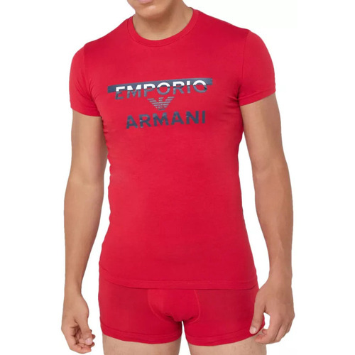 Vêtements Homme Pyjamas / Chemises de nuit Ea7 Emporio Sneakers Armani Kids logo-plaque derby shoes Schwarznsemble Tee Shirt et Boxer Rouge
