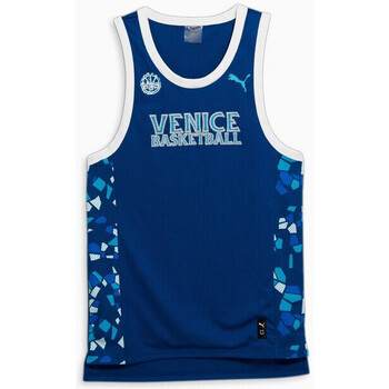 Vêtements T-shirts manches courtes Tee Puma Débardeur  Venice Basketba Multicolore