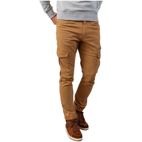 Vêtements Homme Jeans Tables de chevet Pantalon Largo Mahevan  Ref 47857 Camel Marron