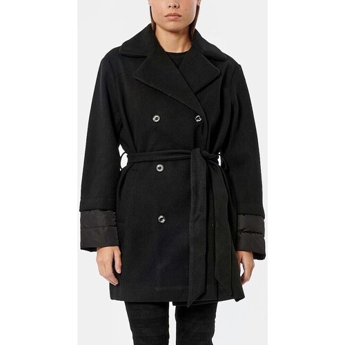 Vêtements Femme Manteaux Kaporal - Manteau trench coat - noir Noir