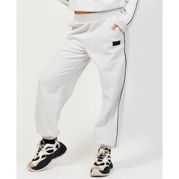 Vêtements Femme Pantalons velour blazer emporio armani jacketA7 Pantalon de survêtement femme  avec taille élastique Blanc