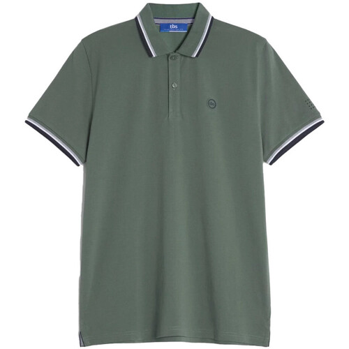 Vêtements Homme Polos manches courtes TBS YVANEPO Vert