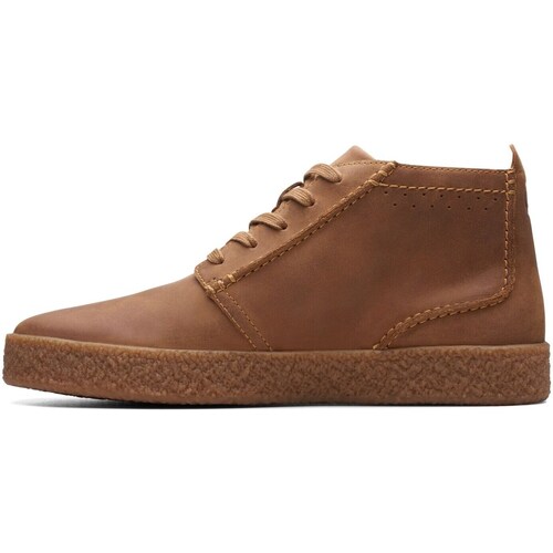Chaussures Homme Bottes ville Clarks Streethill Mid Beige