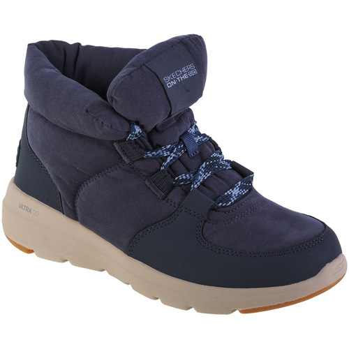 Chaussures Femme Boots Skechers Glacial Ultra - Trend Up Bleu