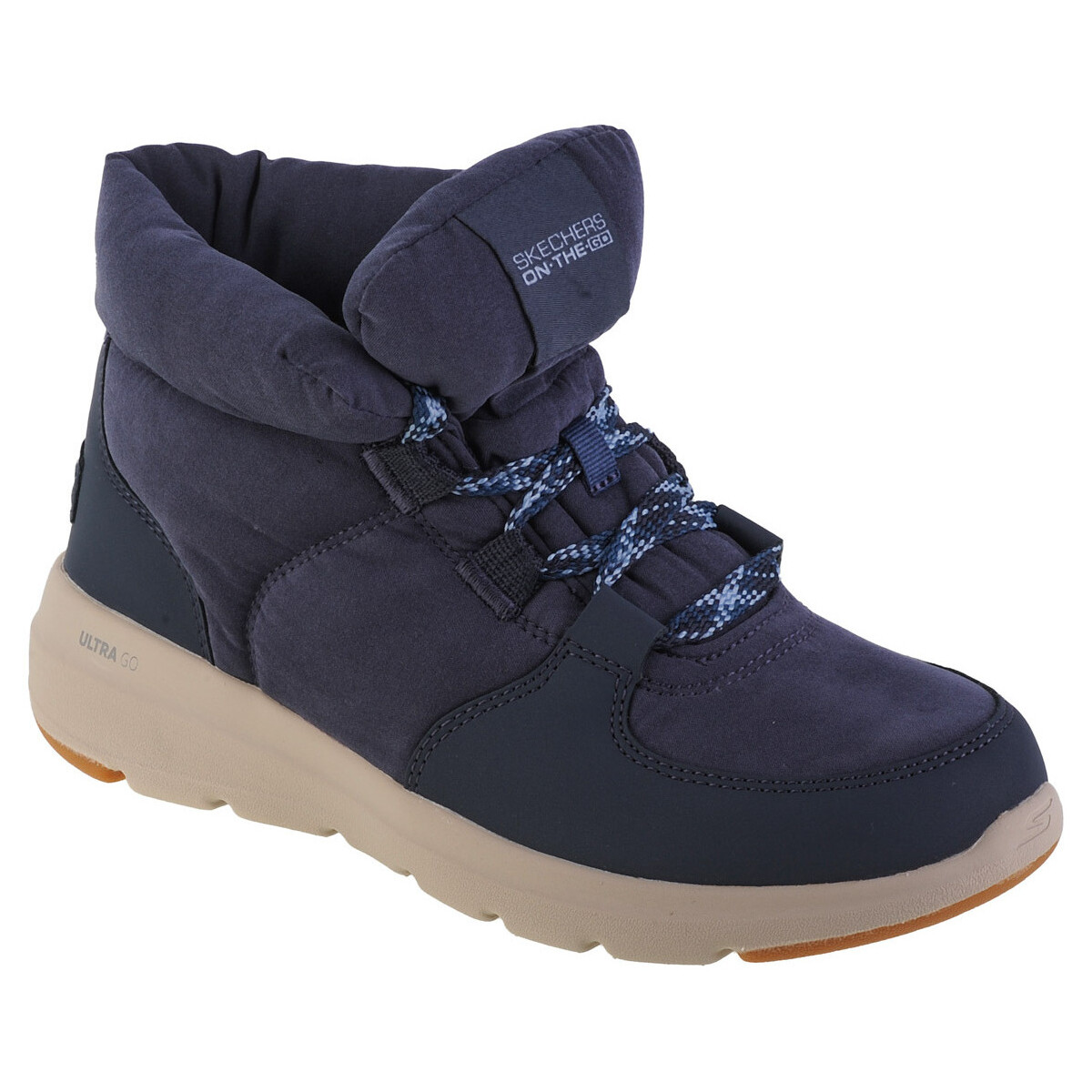 Chaussures Femme Boots Skechers Glacial Ultra - Trend Up Bleu