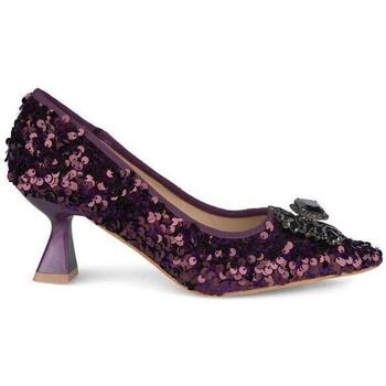 Chaussures Femme Escarpins Surélevé : 9cm et plus I23BL1075 Violet