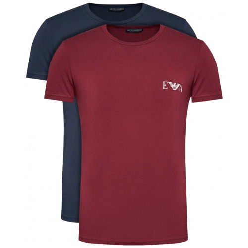 Vêtements Homme For Lacoste L1212 Pique Polo Shirt Emporio Armani Pack 2 tee shirt homme Armani 111670 3F715 57336 - S Bleu