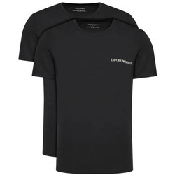 Vêtements Homme Débardeurs / T-shirts sans manche Emporio Armani Pack de 2 tee shirt homme Armani noir 111267 3F717 17020 - S Noir