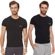 Pack de 2 tee Shirts Armani noir 111670 3F715 07320 - S