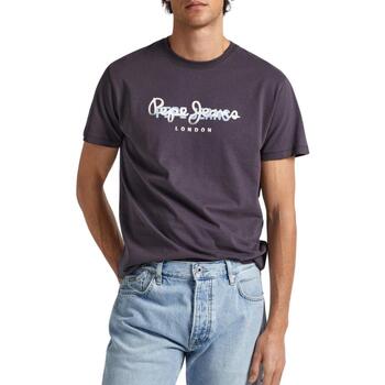 Vêtements Homme T-shirts maxis courtes Pepe jeans  Noir