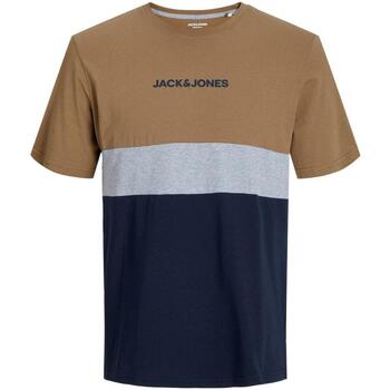 Vêtements Homme T-shirts manches courtes Jack & Jones  Marron