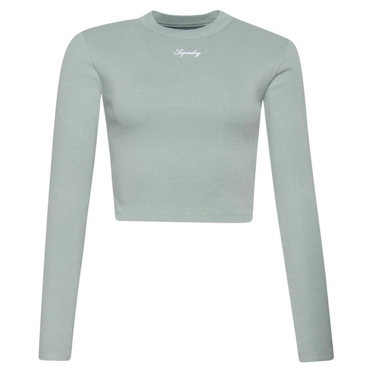 Vêtements Femme Update your casual wardrobe with this Hertitage Logo Crew Sweatshirt from Superdry  Vert