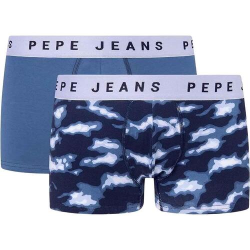 Vêtements Homme Chemises manches longues Pepe jeans  Bleu