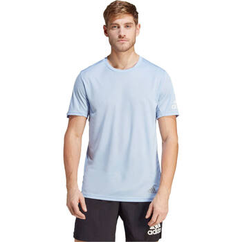 Vêtements Homme Chemises manches courtes adidas for Originals RUN IT TEE M Bleu