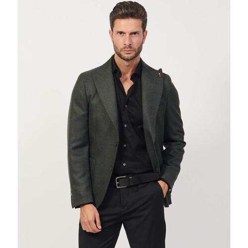 Vêtements Homme Vestes / Blazers Mulish Veste homme  Guerlain à tissage diagonal Vert