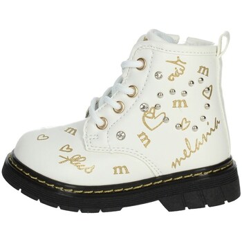 Chaussures Fille Boots Melania MJ2346 Blanc