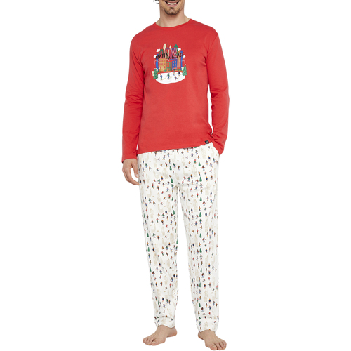 Arthur Pyjama long coton Rouge - Livraison Gratuite | Spartoo ! - Vêtements  Pyjamas / Chemises de nuit Homme 69,30 €