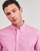 Vêtements Homme Kiton zip-collar polo shirt CHEMISE AJUSTEE SLIM FIT EN POPELINE RAYE Rose