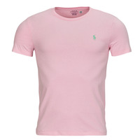 Vêtements Homme T-shirts manches courtes Polo Ralph Lauren T-SHIRT AJUSTE EN COTON Rose