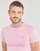 Vêtements Homme Polo Ralph Lauren logo embroidered striped shirt T-SHIRT AJUSTE EN COTON Rose